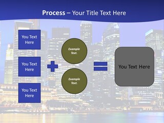 A City At Night Powerpoint Presentation Template PowerPoint Template