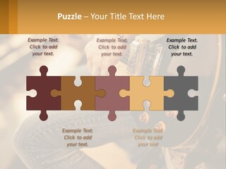 A Person Playing A Guitar On A Sunny Day PowerPoint Template