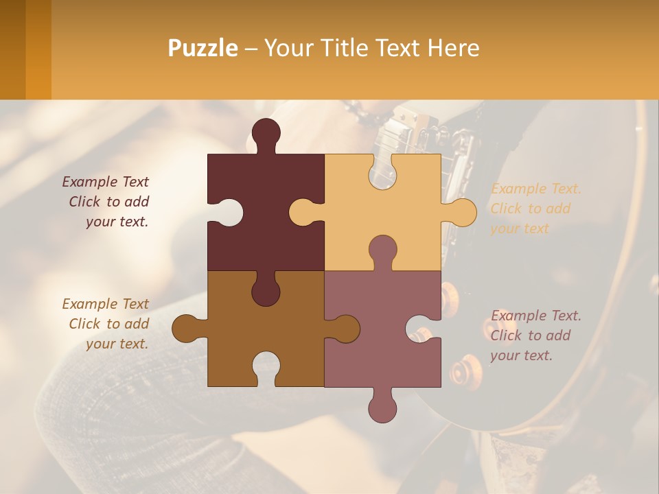 A Person Playing A Guitar On A Sunny Day PowerPoint Template