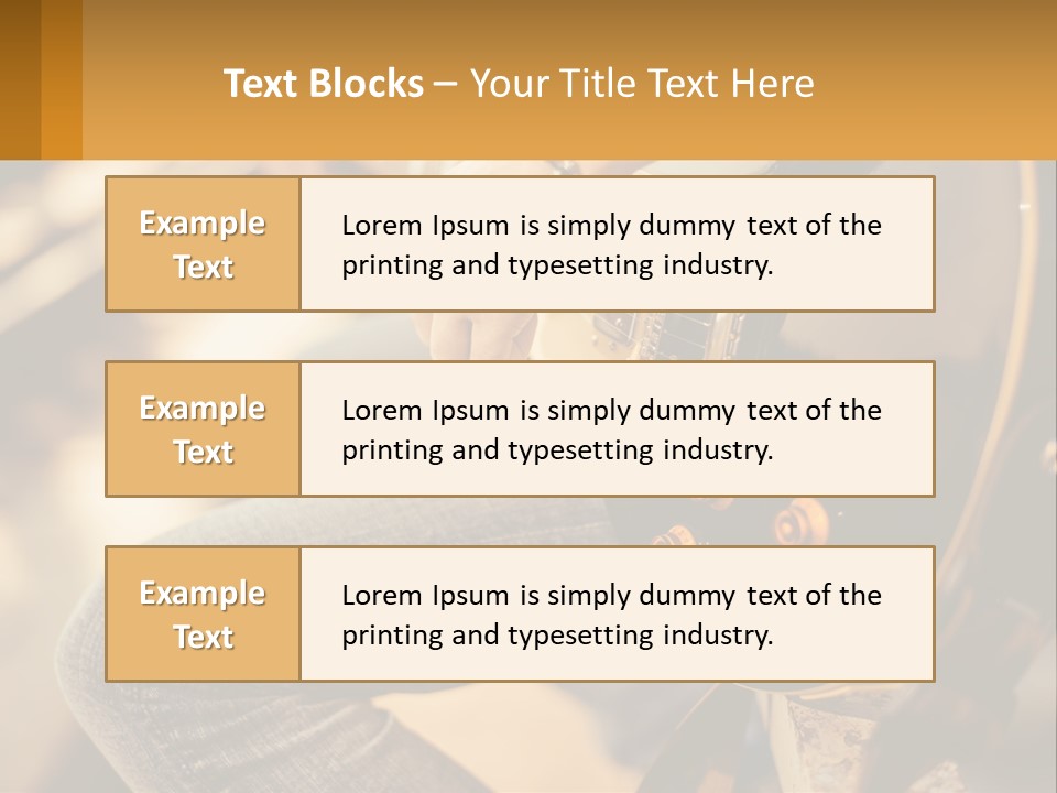 A Person Playing A Guitar On A Sunny Day PowerPoint Template