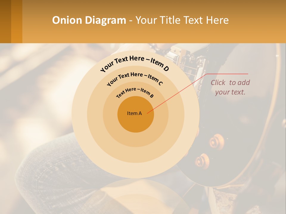 A Person Playing A Guitar On A Sunny Day PowerPoint Template