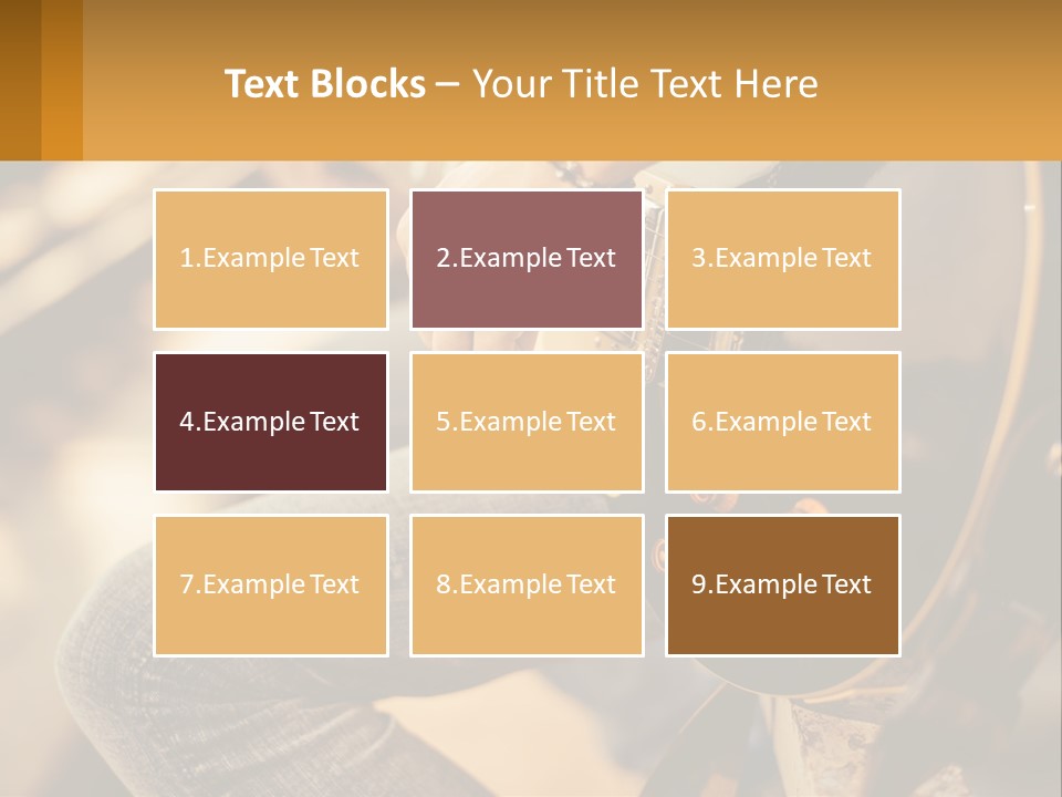 A Person Playing A Guitar On A Sunny Day PowerPoint Template