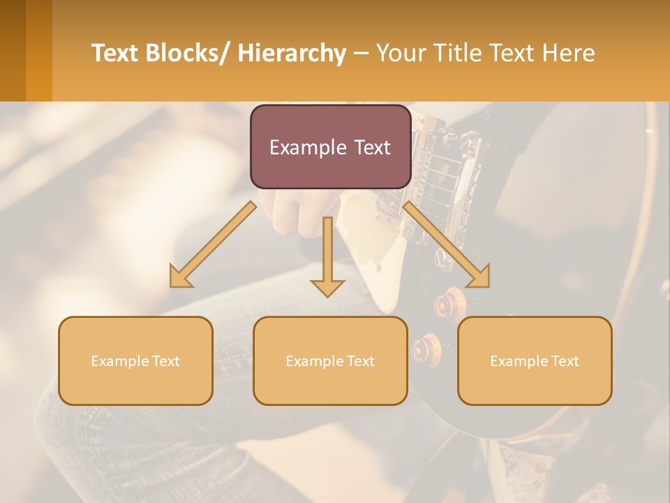 A Person Playing A Guitar On A Sunny Day PowerPoint Template