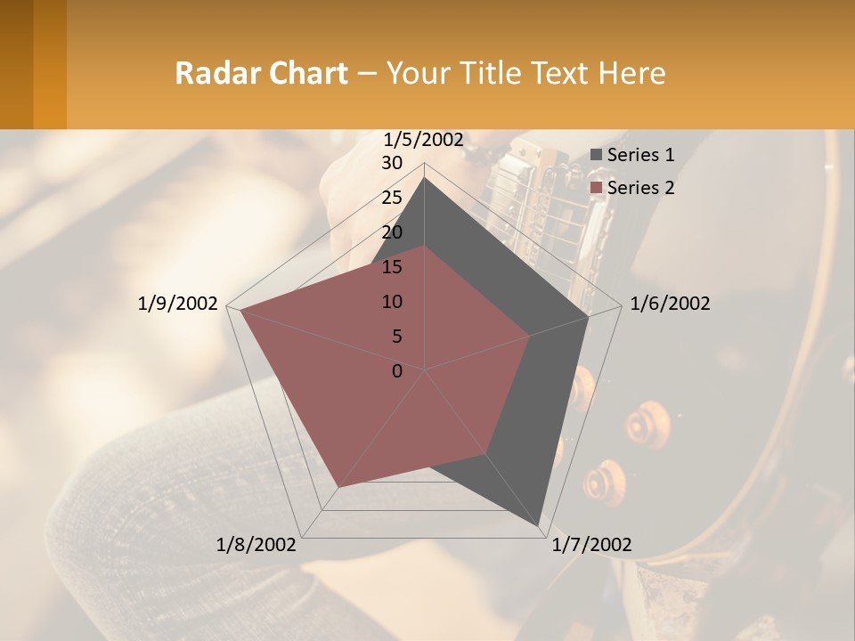 A Person Playing A Guitar On A Sunny Day PowerPoint Template
