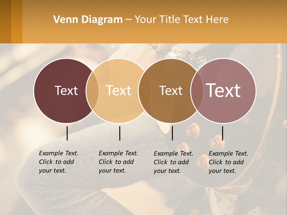 A Person Playing A Guitar On A Sunny Day PowerPoint Template
