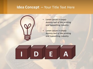 A Person Playing A Guitar On A Sunny Day PowerPoint Template