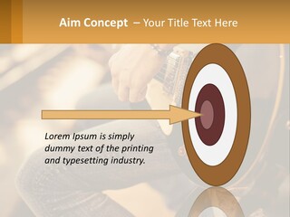 A Person Playing A Guitar On A Sunny Day PowerPoint Template