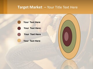 A Person Playing A Guitar On A Sunny Day PowerPoint Template