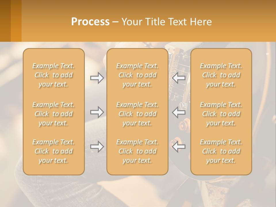 A Person Playing A Guitar On A Sunny Day PowerPoint Template