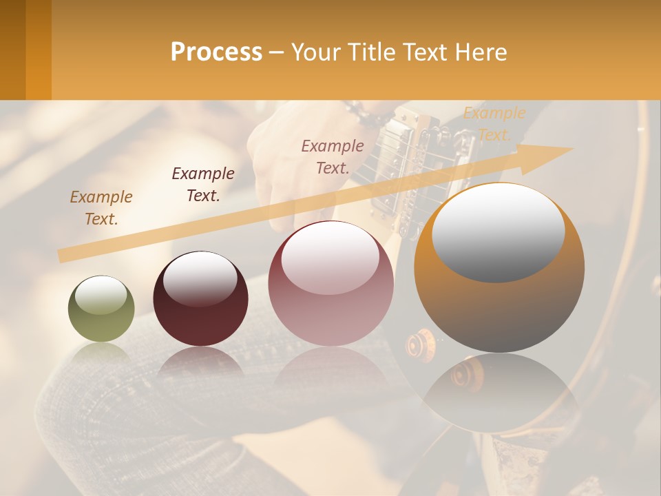 A Person Playing A Guitar On A Sunny Day PowerPoint Template