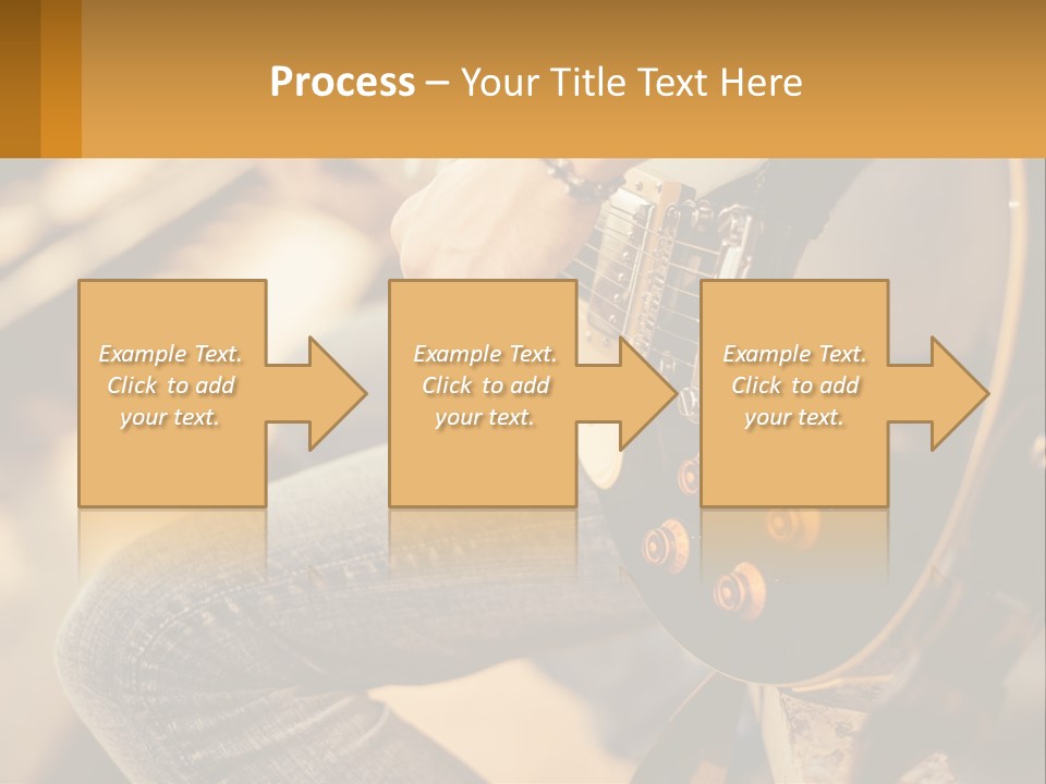 A Person Playing A Guitar On A Sunny Day PowerPoint Template