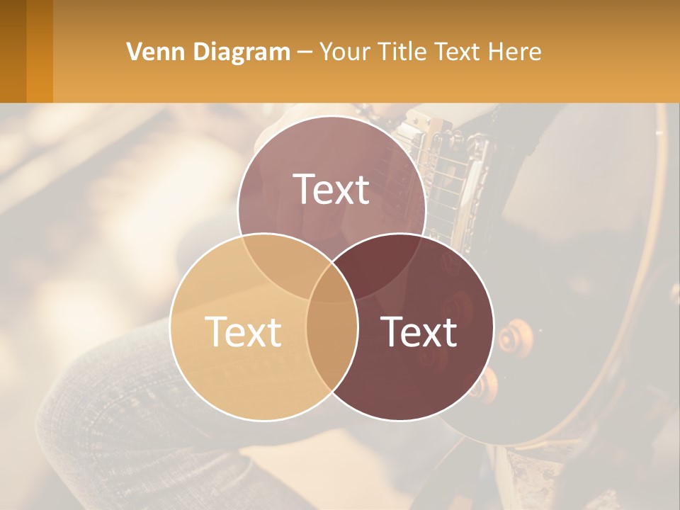 A Person Playing A Guitar On A Sunny Day PowerPoint Template