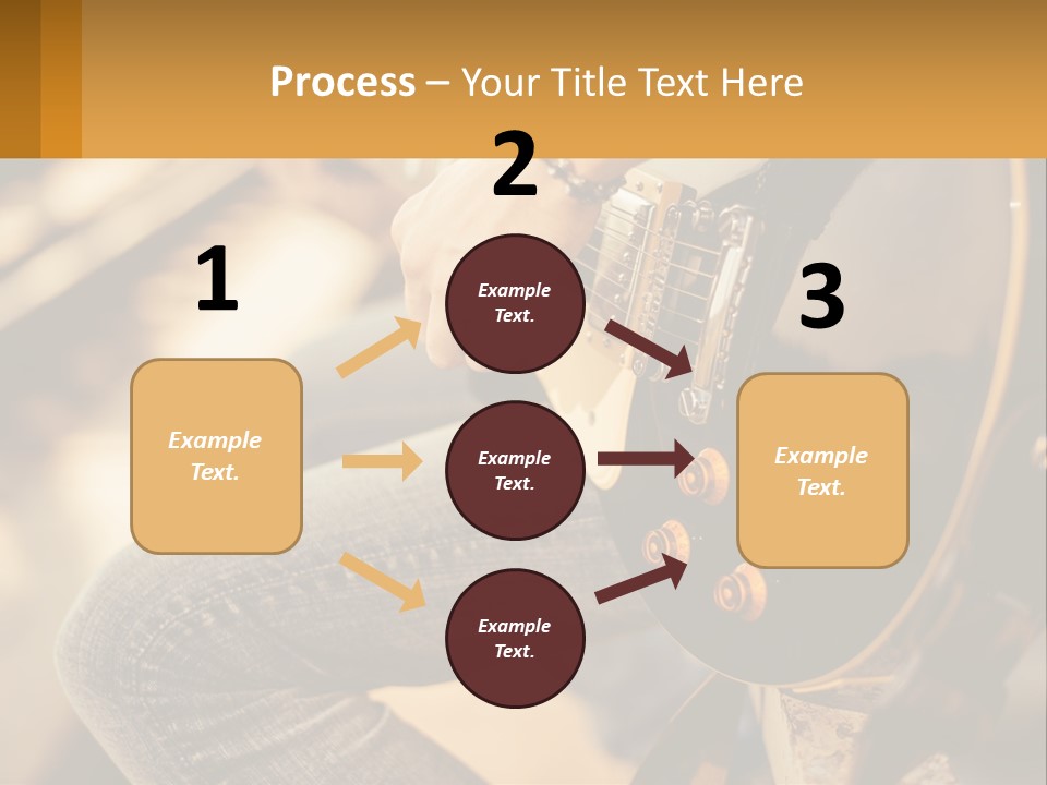 A Person Playing A Guitar On A Sunny Day PowerPoint Template