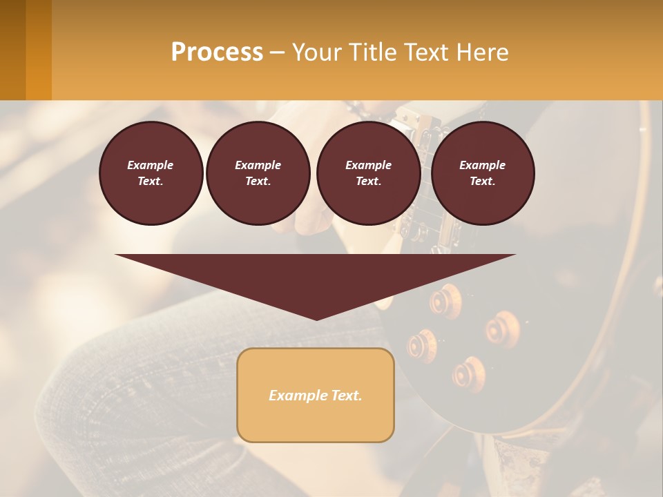 A Person Playing A Guitar On A Sunny Day PowerPoint Template