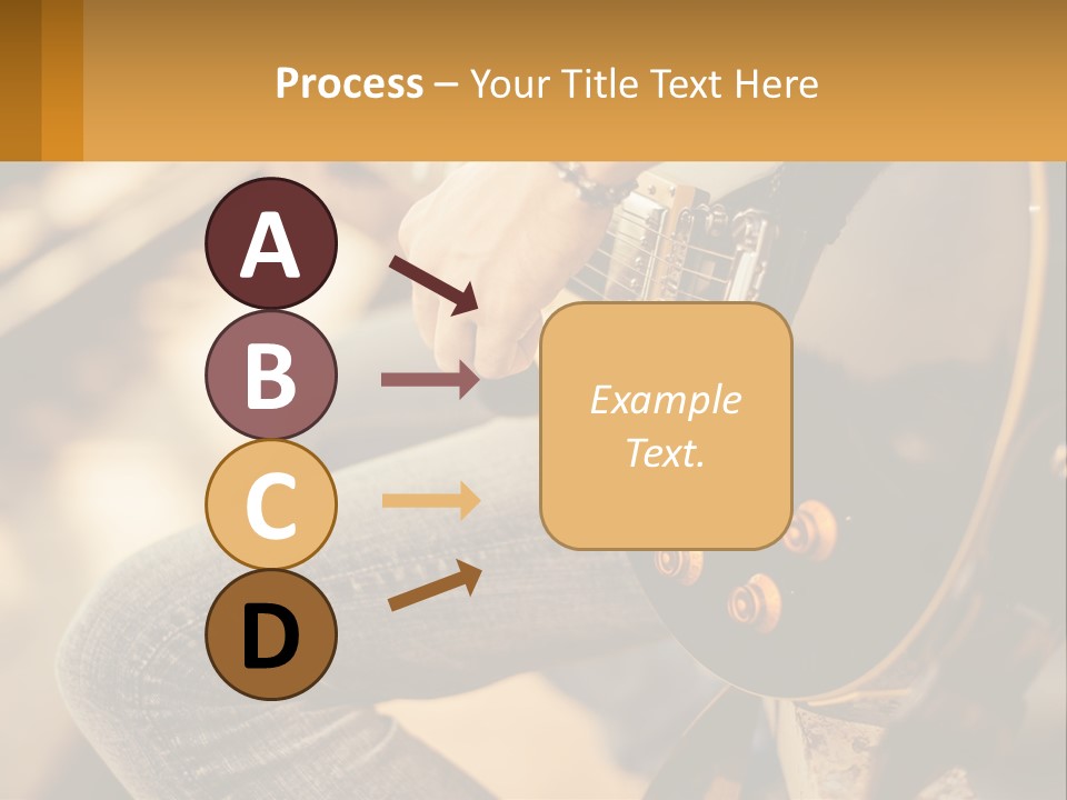 A Person Playing A Guitar On A Sunny Day PowerPoint Template