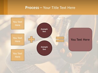 A Person Playing A Guitar On A Sunny Day PowerPoint Template