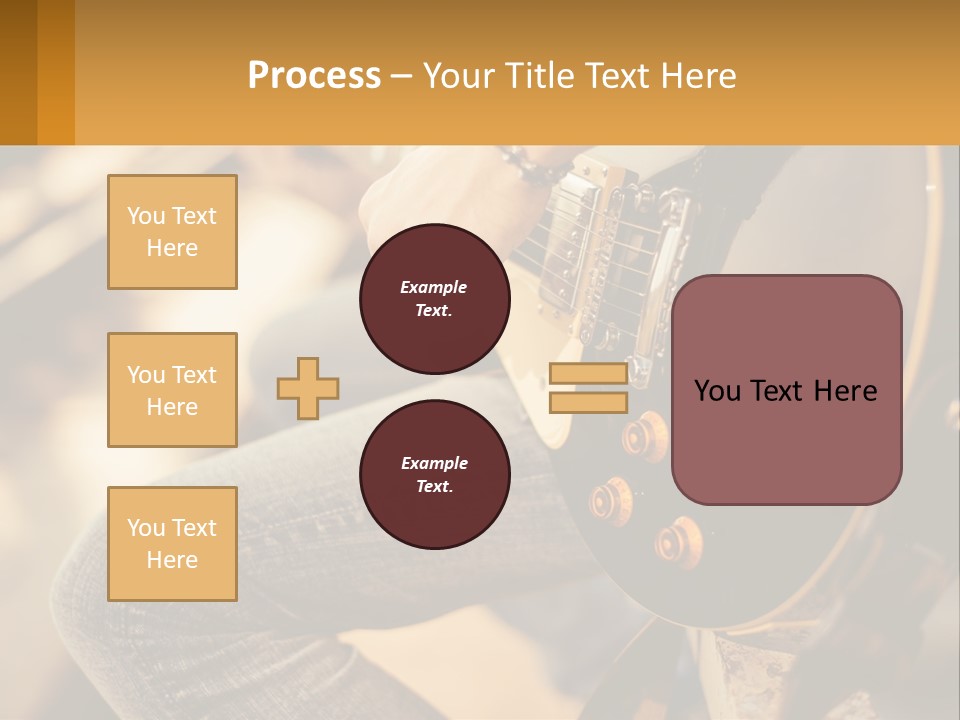 A Person Playing A Guitar On A Sunny Day PowerPoint Template