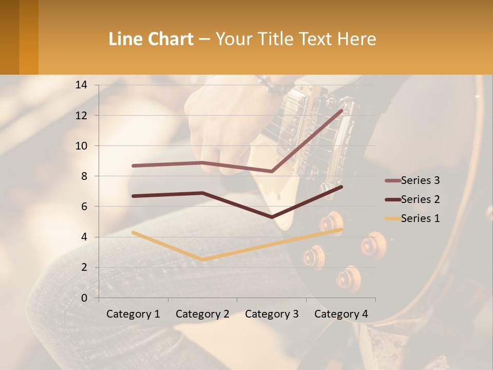 A Person Playing A Guitar On A Sunny Day PowerPoint Template