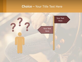 A Person Playing A Guitar On A Sunny Day PowerPoint Template