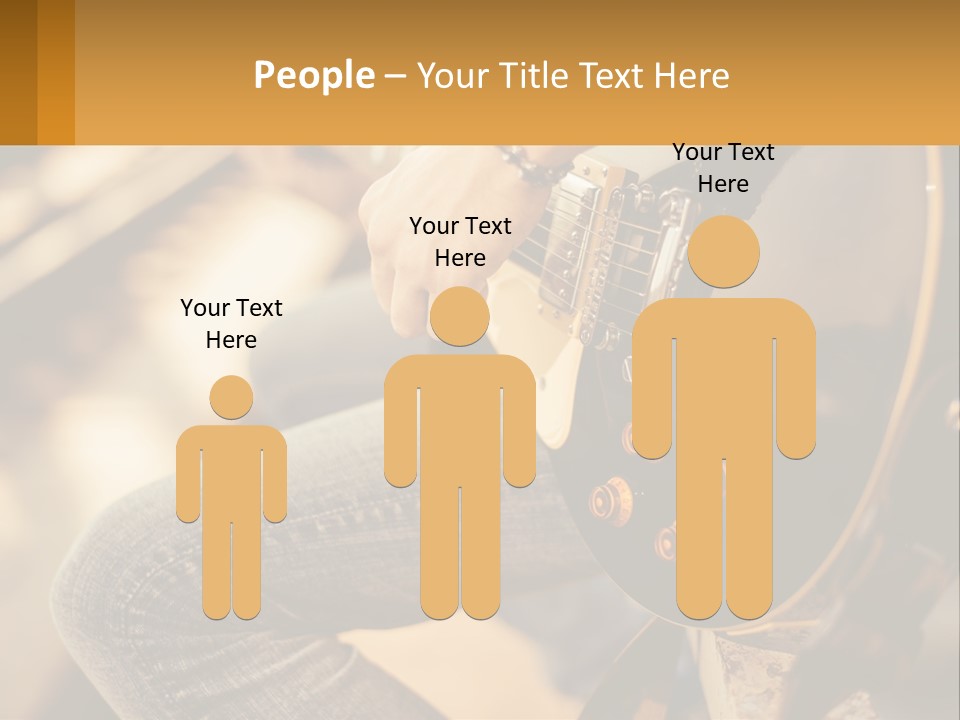 A Person Playing A Guitar On A Sunny Day PowerPoint Template