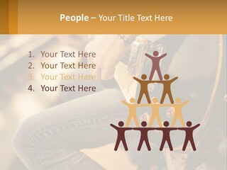 A Person Playing A Guitar On A Sunny Day PowerPoint Template