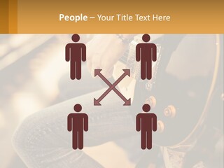 A Person Playing A Guitar On A Sunny Day PowerPoint Template