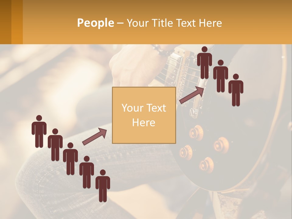 A Person Playing A Guitar On A Sunny Day PowerPoint Template