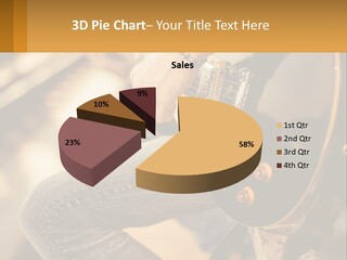 A Person Playing A Guitar On A Sunny Day PowerPoint Template