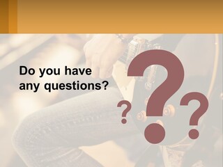 A Person Playing A Guitar On A Sunny Day PowerPoint Template