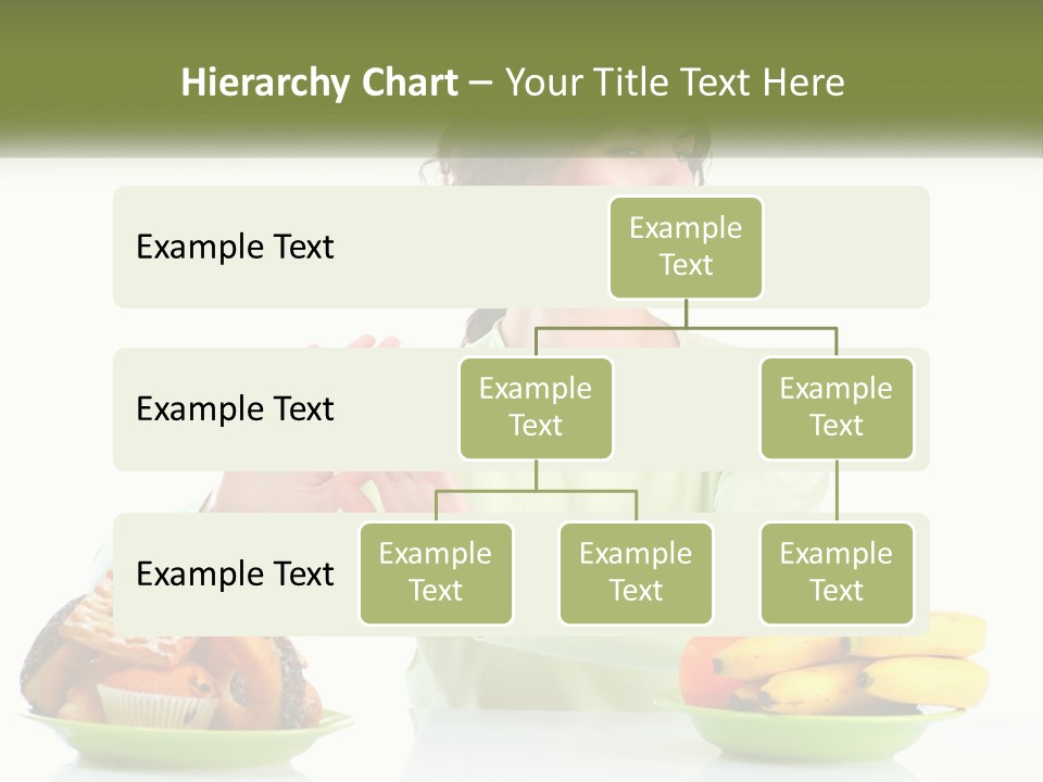 A Woman Sitting At A Table With A Plate Of Food PowerPoint Template