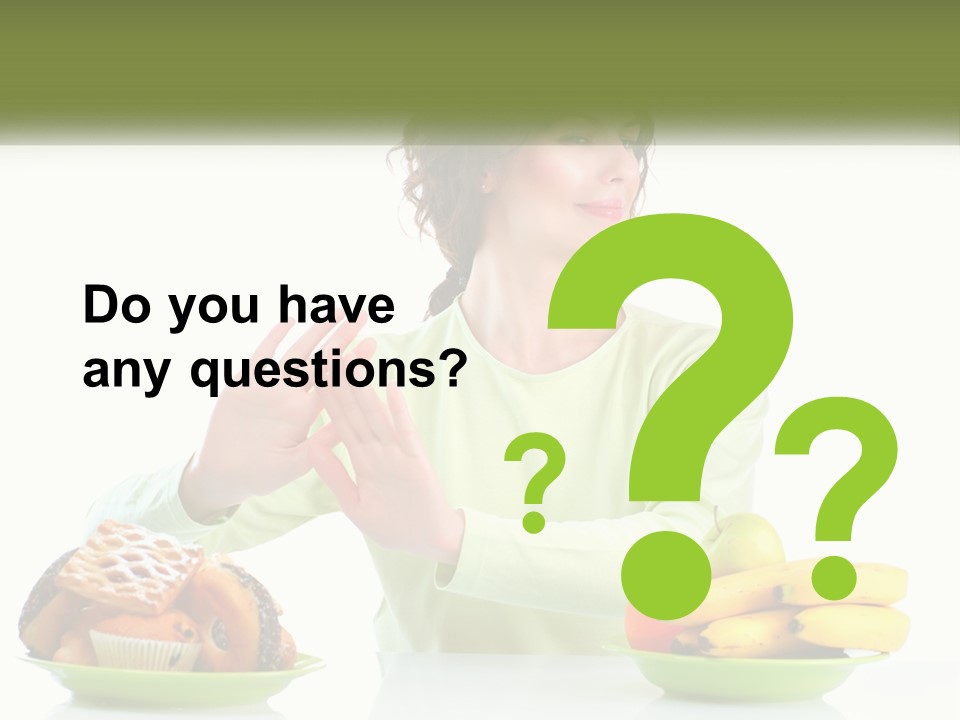 A Woman Sitting At A Table With A Plate Of Food PowerPoint Template