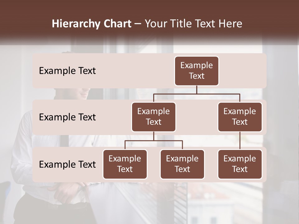 A Man Standing In Front Of A Window With His Arms Crossed PowerPoint Template