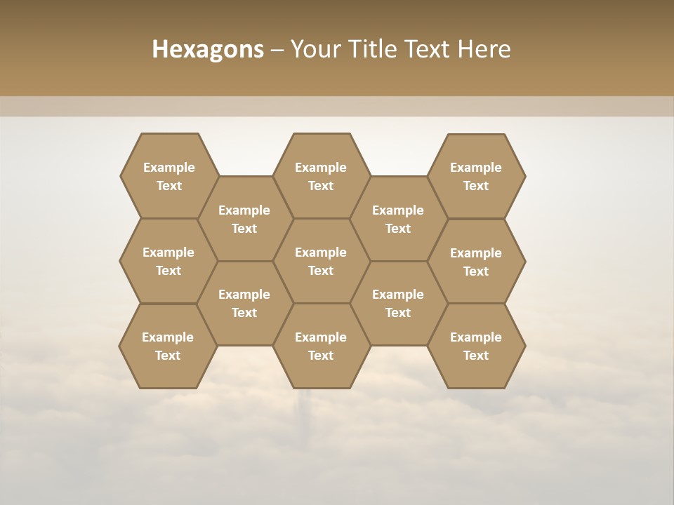 A Person Standing On Top Of A Cloud Covered Ground PowerPoint Template