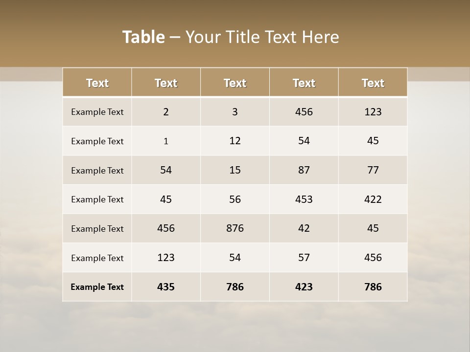 A Person Standing On Top Of A Cloud Covered Ground PowerPoint Template