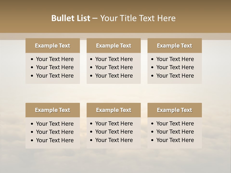 A Person Standing On Top Of A Cloud Covered Ground PowerPoint Template