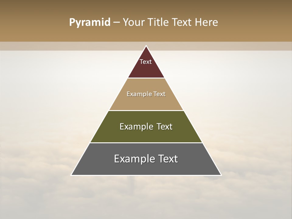 A Person Standing On Top Of A Cloud Covered Ground PowerPoint Template