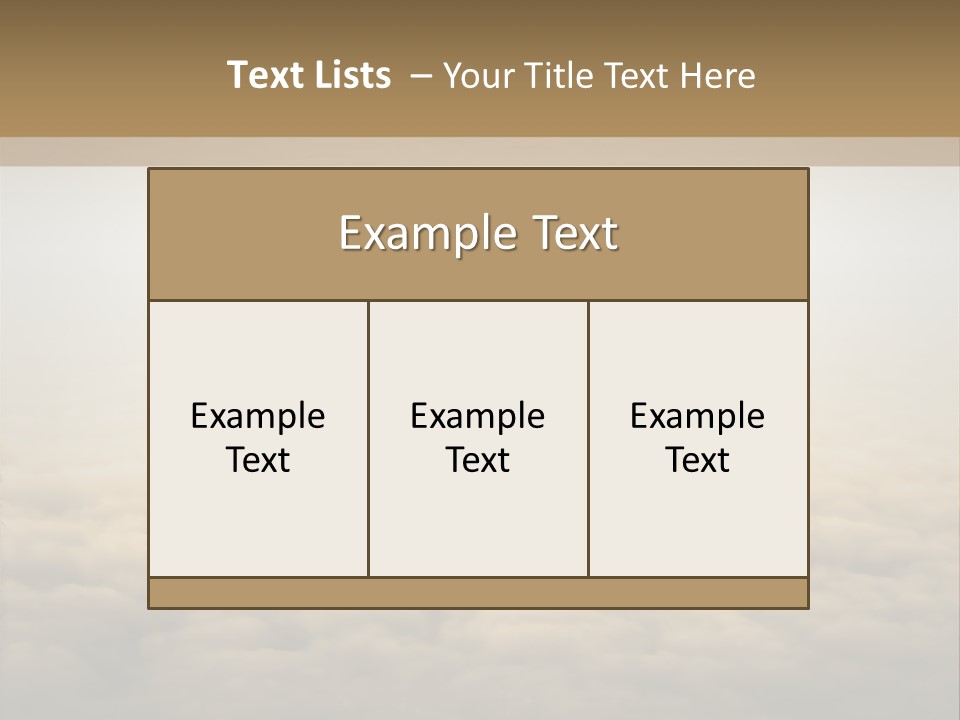 A Person Standing On Top Of A Cloud Covered Ground PowerPoint Template