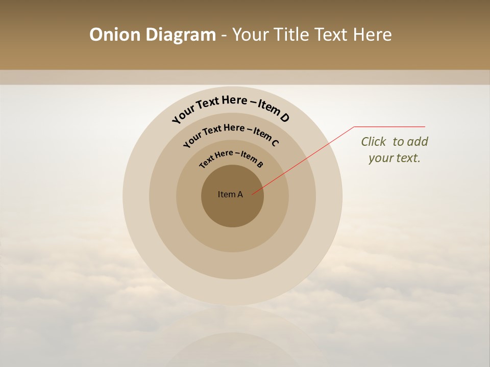 A Person Standing On Top Of A Cloud Covered Ground PowerPoint Template