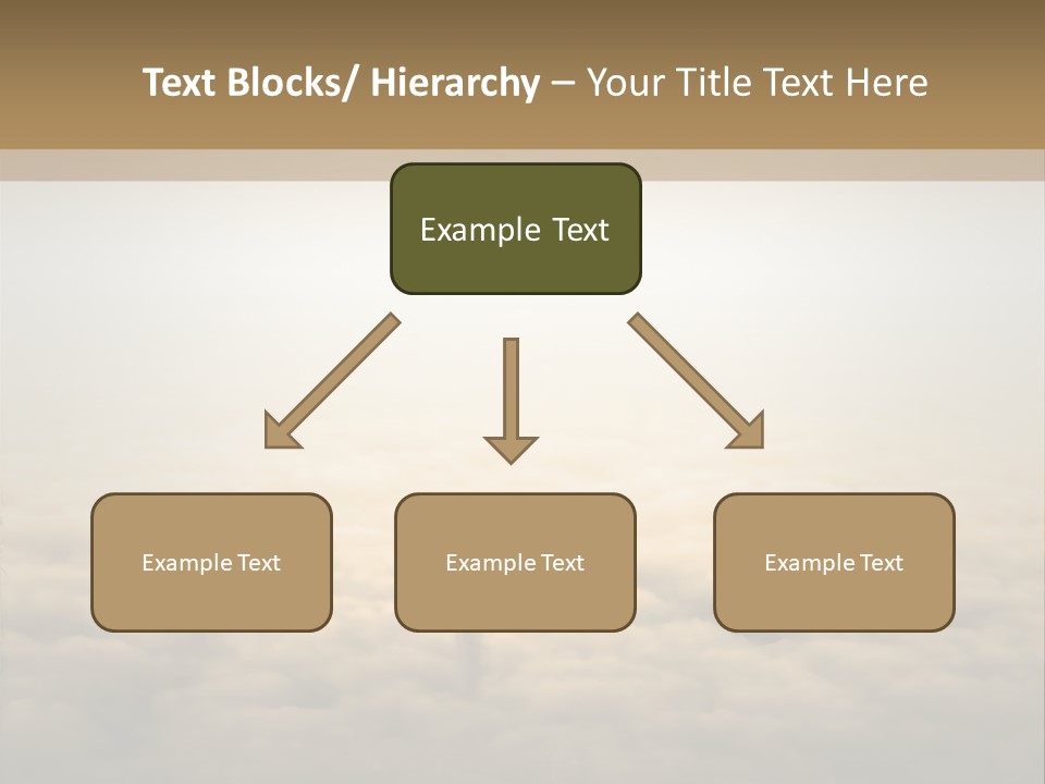 A Person Standing On Top Of A Cloud Covered Ground PowerPoint Template