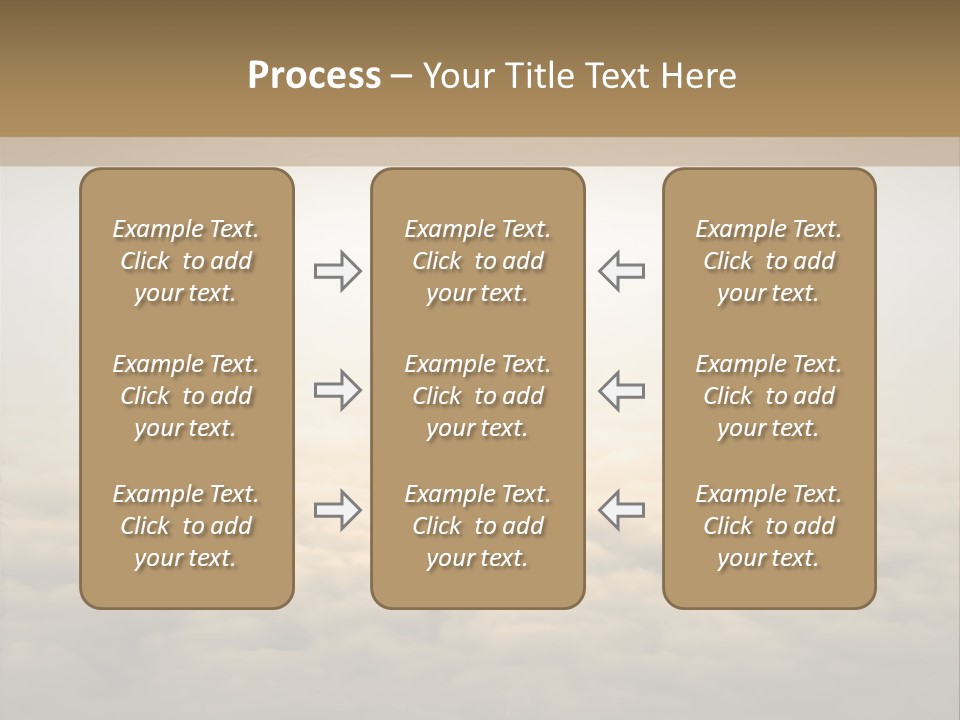 A Person Standing On Top Of A Cloud Covered Ground PowerPoint Template