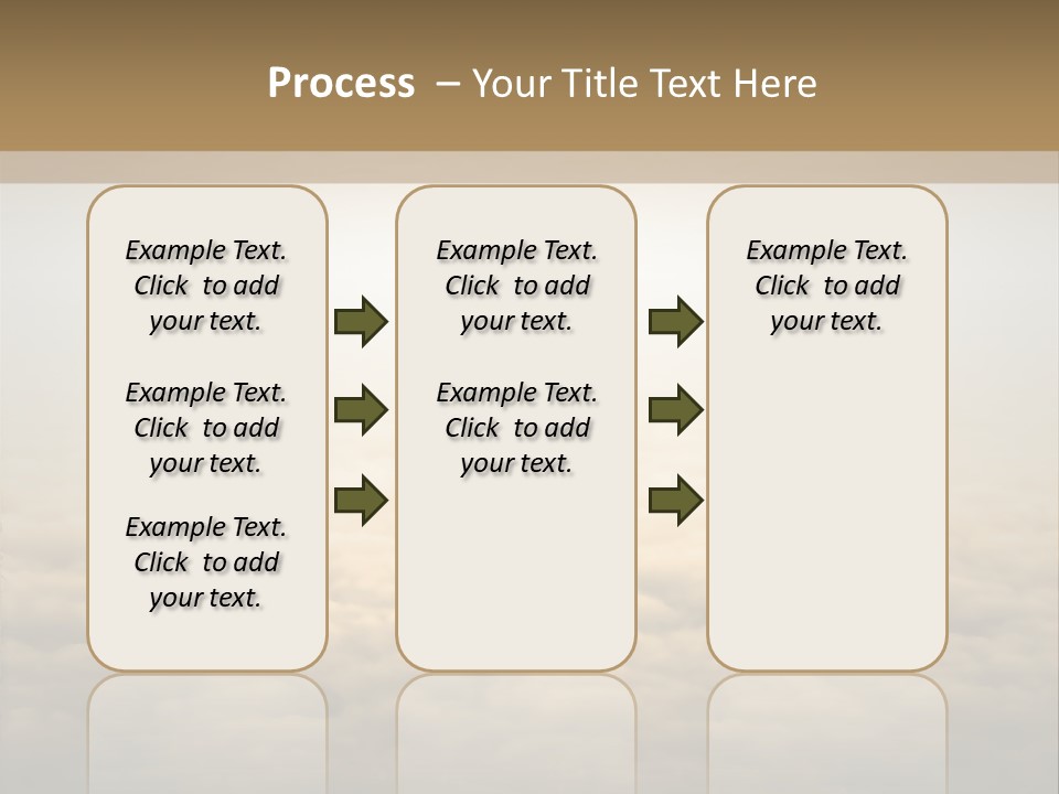 A Person Standing On Top Of A Cloud Covered Ground PowerPoint Template