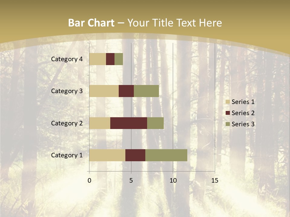 A Sunlit Forest Powerpoint Presentation PowerPoint Template
