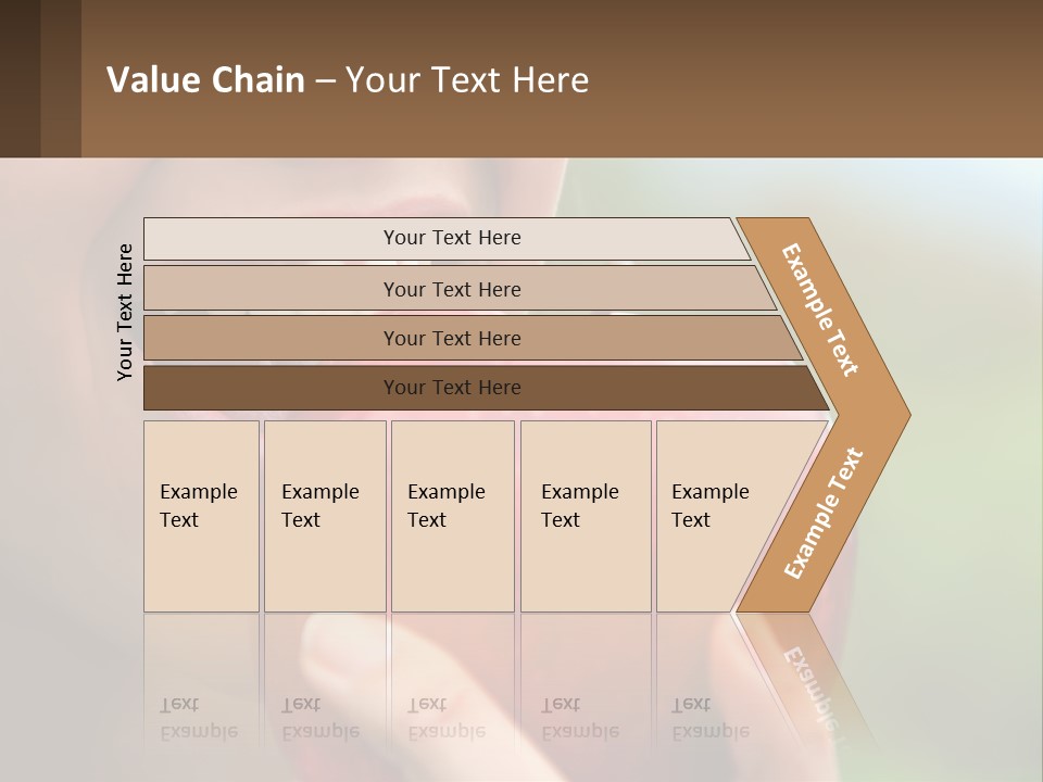 A Woman Biting Into An Apple With Her Mouth Open PowerPoint Template