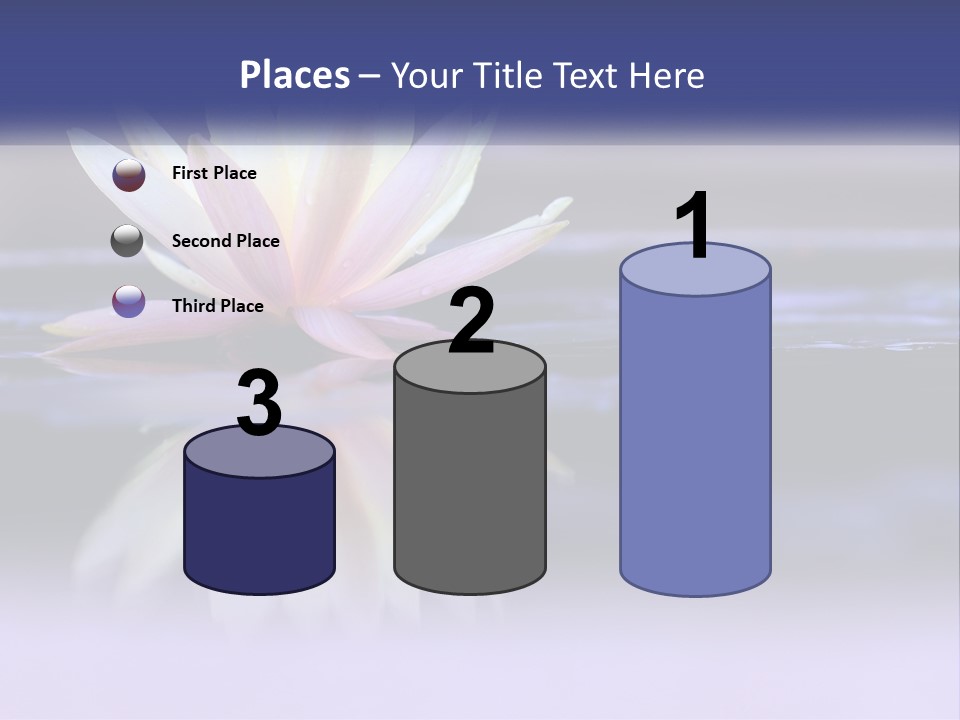 A Water Lily Floating On Top Of A Body Of Water PowerPoint Template