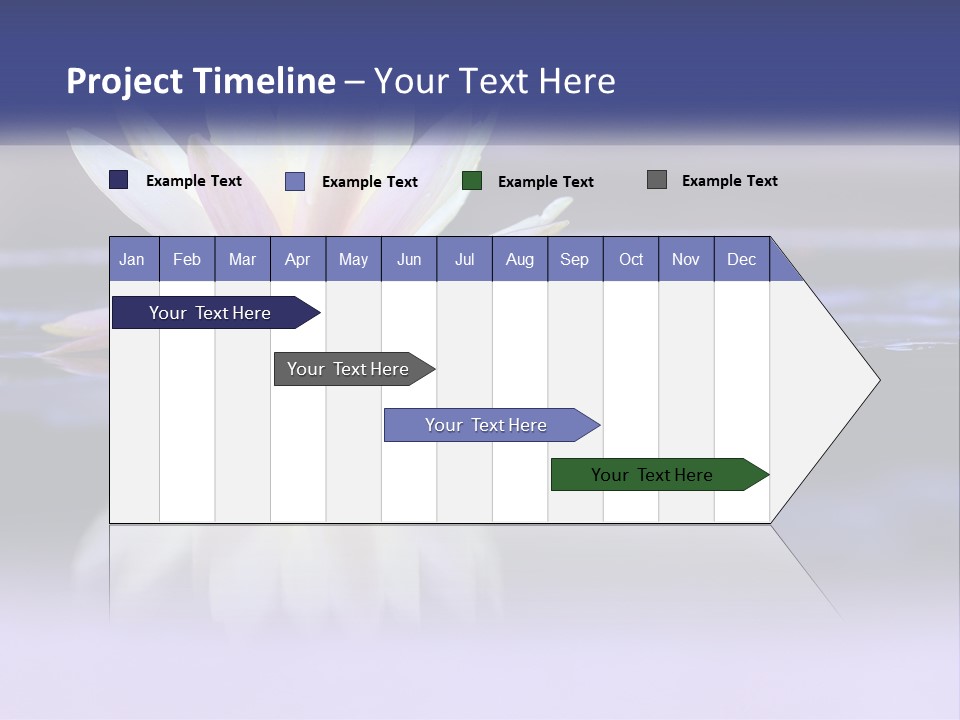 A Water Lily Floating On Top Of A Body Of Water PowerPoint Template