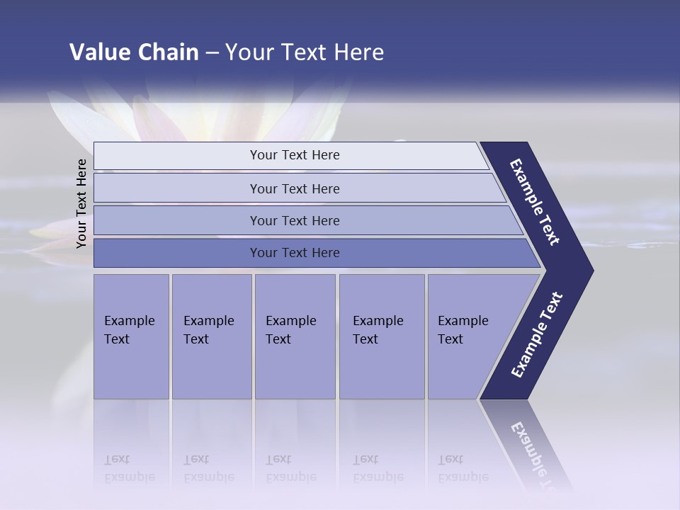 A Water Lily Floating On Top Of A Body Of Water PowerPoint Template