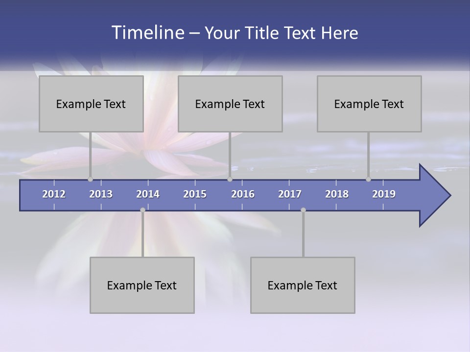 A Water Lily Floating On Top Of A Body Of Water PowerPoint Template