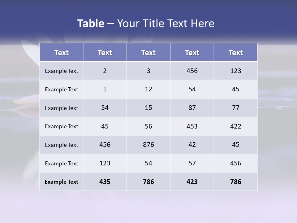 A Water Lily Floating On Top Of A Body Of Water PowerPoint Template