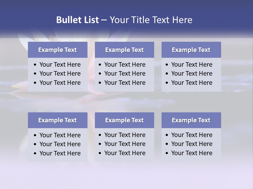 A Water Lily Floating On Top Of A Body Of Water PowerPoint Template