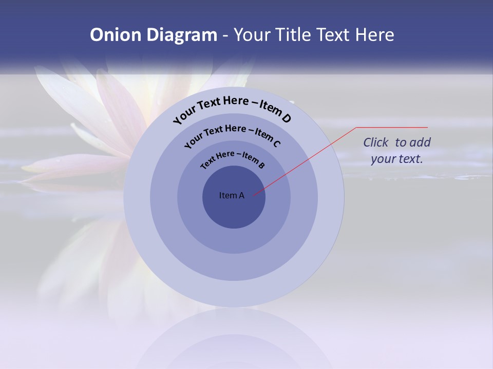 A Water Lily Floating On Top Of A Body Of Water PowerPoint Template